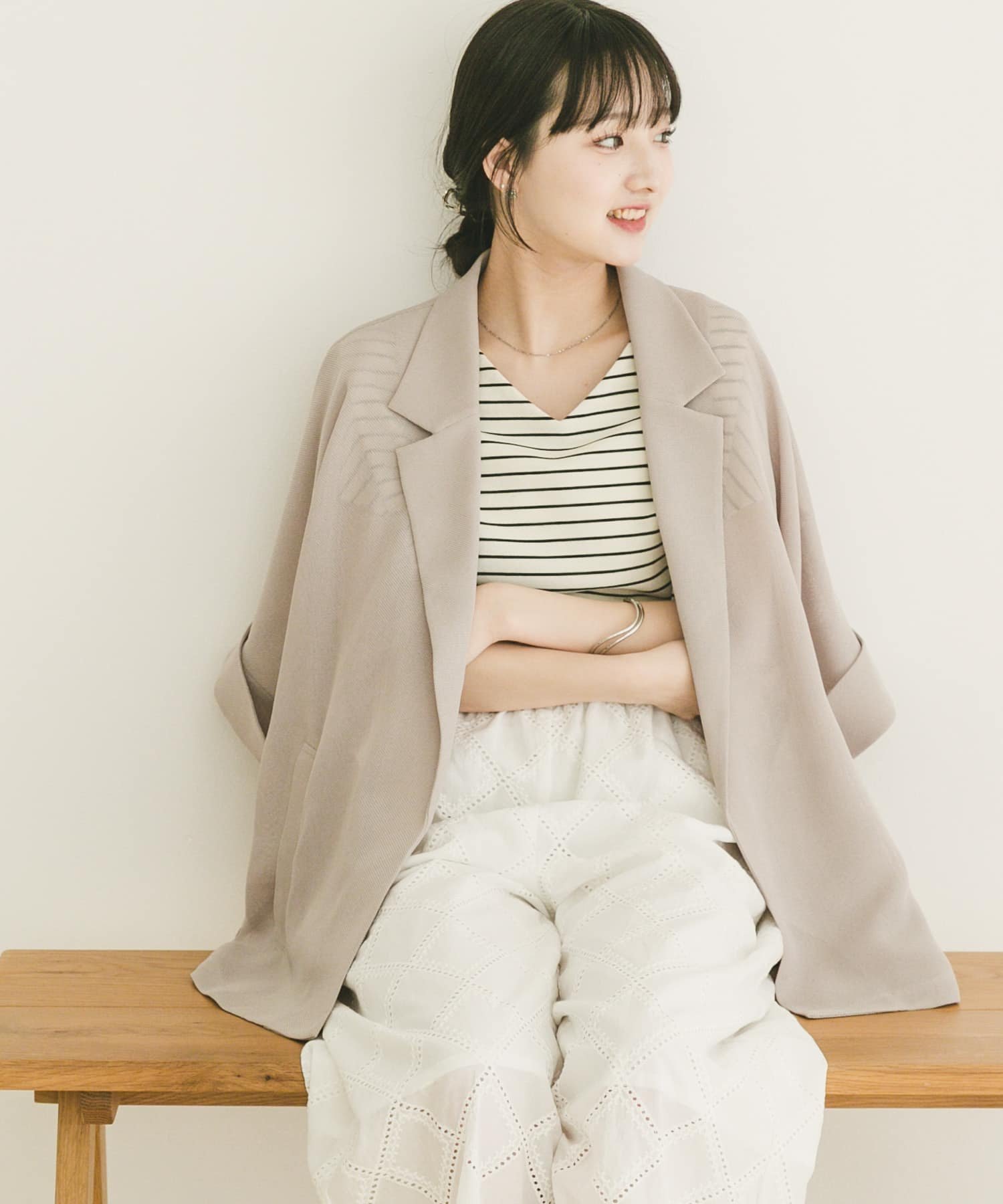 【アイテムズアーバンリサーチ/ITEMS URBAN RESEARCH】のメッシュ半袖ジャケット 大人の最旬トレンドファッション＆コーディネート founy(ファウニー) 　ファッション　Fashion　レディースファッション　Fashion for Women　アウター　Coat / Outerwear Collection　レディースジャケット・軽アウター　Jackets　2026年　2026　2026春夏・S/S　Spring/Summer 2026 SS26　シンプル　Simple, Minimal　ジャケット　Jacket, Outerwear　トレンド　Trend, Trending Now　ボックス　Boxy, Box Shape　メッシュ　Mesh, Net Fabric　リラックス　Relax, Relaxed Fit　半袖　Short Sleeve, Half Sleeve　夏　Summer　S/S・春夏　SS, Spring/Summer, Warm Season　 other-1|ID: prp329100004963973 ipo3291000000037247993