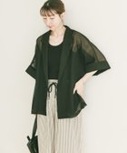 【アイテムズアーバンリサーチ/ITEMS URBAN RESEARCH】のメッシュ半袖ジャケット 大人の最旬トレンドファッション＆コーディネート founy(ファウニー) ファッション Fashion レディースファッション Fashion for Women アウター Coat / Outerwear Collection レディースジャケット・軽アウター Jackets 2026年 2026 2026春夏・S/S Spring/Summer 2026 SS26 シンプル Simple, Minimal ジャケット Jacket, Outerwear トレンド Trend, Trending Now ボックス Boxy, Box Shape メッシュ Mesh, Net Fabric リラックス Relax, Relaxed Fit 半袖 Short Sleeve, Half Sleeve 夏 Summer S/S・春夏 SS, Spring/Summer, Warm Season thumbnail ブラック|ID: prp329100004963973 ipo3291000000037247997
