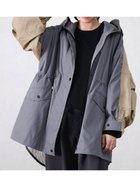 【ヴァン/Vin】の配色切替パーカーロングジャケット チャコールグレー|ID: prp329100004963986 ipo3291000000037248056