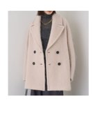 【ルージュヴィフラクレ/Rouge vif la cle】のシャギーピーコート 大人の最旬トレンドファッション＆コーディネート founy(ファウニー) ファッション Fashion レディースファッション Fashion for Women アウター Coat / Outerwear Collection コート・ロングコート・ピーコート Long Coats, Peacoats & More エレガント 上品 Elegant クラシック Classic, Timeless Style ダブル Double, Double-Breasted バランス Balance, Style Balance A/W・秋冬 Autumn/Winter thumbnail アイボリー|ID: prp329100004963995 ipo3291000000037248099