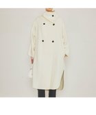 【ルージュヴィフラクレ/Rouge vif la cle】の変形リバーコート 大人の最旬トレンドファッション＆コーディネート founy(ファウニー) ファッション Fashion レディースファッション Fashion for Women アウター Coat / Outerwear Collection コート・ロングコート・ピーコート Long Coats, Peacoats & More ラウンド Round, Round Neck リラックス Relax, Relaxed Fit 冬 Winter / This Winter thumbnail アイボリー|ID: prp329100004963996 ipo3291000000037248111