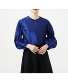 【シビラ/SYBILLA】のデザインスリーブショートジャケット 大人の最旬トレンドファッション＆コーディネート founy(ファウニー) ファッション Fashion レディースファッション Fashion for Women アウター Coat / Outerwear Collection レディースジャケット・軽アウター Jackets おすすめ Recommended / Our Picks コンパクト Compact, Small Size シェイプ Shape, Slim Fit シャイニー Shiny, Glossy Finish シャンタン Shantung, Silk-Like Fabric ショート Short, Short Length ジャケット Jacket, Outerwear スプリング Spring, Spring Collection スリーブ Sleeve, Long Sleeve / Short Sleeve フォルム Silhouette, Form フロント Front, Front Design ボックス Boxy, Box Shape 冬 Winter / This Winter 夏 Summer 春 Spring 秋 Autumn 羽織 Haori, Light Jacket thumbnail ネイビーブルー|ID: prp329100004964006 ipo3291000000037248275