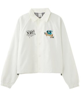 【エックスガール/X-girl】のTATTOO COACH JACKET 大人の最旬トレンドファッション＆コーディネート founy(ファウニー) ファッション Fashion レディースファッション Fashion for Women アウター Coat / Outerwear Collection レディースジャケット・軽アウター Jackets グラフィック Graphic, Graphic Design 今季 This Season, Current Season デニム Denim, Jeans Material フロント Front, Front Design プリント Print, Printed Pattern ミニスカート Mini Skirt, Short Skirt メッシュ Mesh, Net Fabric ロング Long, Long-Length |ID:prp329100004967335