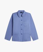 【アニエスベー ファム/agnes b. FEMME】のコットン ワークジャケット Sanshui 大人の最旬トレンドファッション＆コーディネート founy(ファウニー) ファッション Fashion レディースファッション Fashion for Women アウター Coat / Outerwear Collection レディースジャケット・軽アウター Jackets シャンブレー Chambray, Denim-Like Fabric ジャケット Jacket, Outerwear スーツ Suit, Formalwear ドレス Dress, One-Piece ワーク Workwear, Utility Style 夏 Summer thumbnail ブルー|ID: prp329100004967388 ipo3291000000037259295