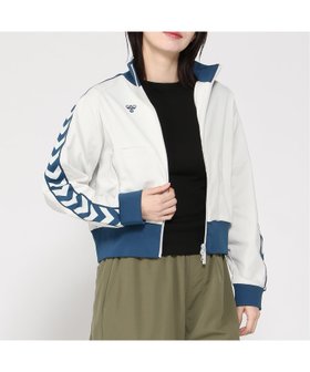 【エスラッシュ/S-Rush】のhummel/HMP トラックジャケット 大人の最旬トレンドファッション＆コーディネート founy(ファウニー) ファッション Fashion レディースファッション Fashion for Women アウター Coat / Outerwear Collection レディースジャケット・軽アウター Jackets クロップド Cropped, Short Length コンパクト Compact, Small Size ジャケット Jacket, Outerwear ストレッチ Stretch, Stretchy Fabric |ID:prp329100004967390