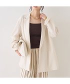 【ルージュヴィフラクレ/Rouge vif la cle】のバスケットメッシュダブルジャケット 大人の最旬トレンドファッション＆コーディネート founy(ファウニー) ファッション Fashion レディースファッション Fashion for Women アウター Coat / Outerwear Collection レディースジャケット・軽アウター Jackets おすすめ Recommended / Our Picks ジャケット Jacket, Outerwear スリット Slit, Slit Detail ダブル Double, Double-Breasted デニム Denim, Jeans Material ノースリーブ Sleeveless, No-Sleeve バスケット Basket, Basket Bag フロント Front, Front Design ボックス Boxy, Box Shape 夏 Summer thumbnail ホワイト|ID: prp329100004967400 ipo3291000000037259315