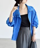 【シップス/SHIPS】のquaranciel 接触冷感/UVカット/撥水 マルチファンクション ライト ブルゾン 大人の最旬トレンドファッション＆コーディネート founy(ファウニー) ファッション Fashion レディースファッション Fashion for Women アウター Coat / Outerwear Collection ブルゾンジャケット・スポーティアウター Blouson Jackets アウトドア Outdoor Clothing 洗える Machine Washable コンパクト Compact, Small Size スタンド Stand Collar, Upright Stand パーカー Hoodie, Parka フォルム Silhouette, Form フロント Front, Front Design ブルゾン Blouson, Bomber Jacket おすすめ Recommended / Our Picks 旅行 Travel ビジネス 仕事 通勤 Business / Work / Commuting 2026年 2026 2026春夏・S/S Spring/Summer 2026 SS26 thumbnail ブルー|ID: prp329100004967416 ipo3291000000037259348