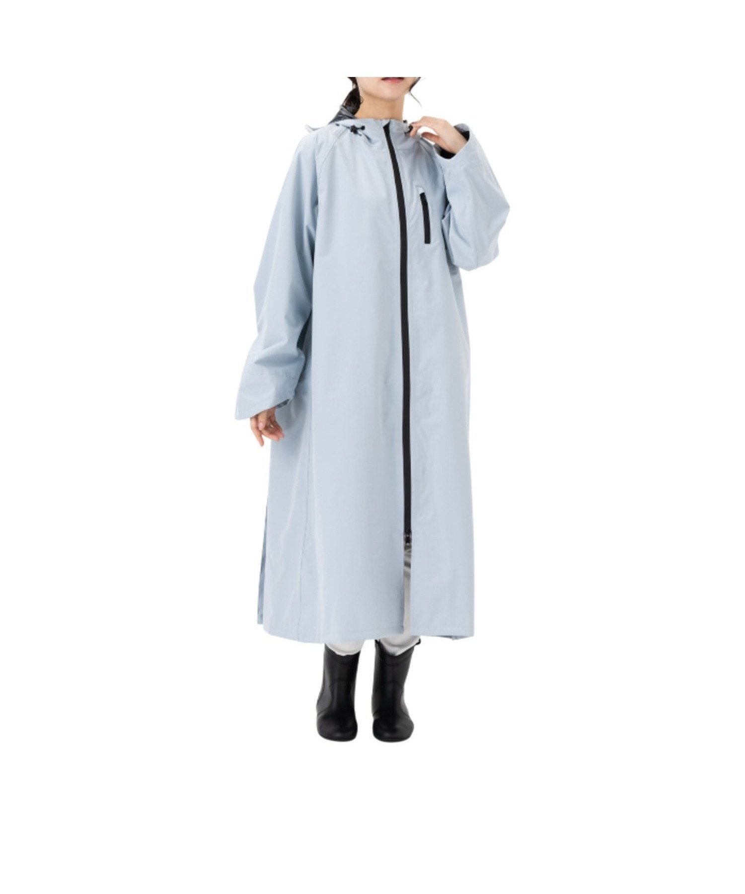 【ローラ/Rora】のActual PRODUCTS AP フーディ・サイクルコート インテリア・キッズ・メンズ・レディースファッション・服の通販 founy(ファウニー) 　ファッション　Fashion　レディースファッション　Fashion for Women　アウター　Coat / Outerwear Collection　コート・ロングコート・ピーコート　Long Coats, Peacoats & More　カメラ　Camera Accessories　ストレッチ　Stretch, Stretchy Fabric　ダブル　Double, Double-Breasted　ドローコード　Drawcord, Drawstring Cord　フィット　Fit, Slim Fit　プリント　Print, Printed Pattern　プリーツ　Pleats, Pleated　ポケット　Pocket, Pocket Detail　リュック　Backpack, Rucksack　夏　Summer　お正月　New Year　クリスマス X'mas　Christmas / X'mas　ギフト プレゼント　Gift / Present　入学式　Entrance Ceremony　ビジネス 仕事 通勤　Business / Work / Commuting　ライトブルー|ID: prp329100004967458 ipo3291000000037259529