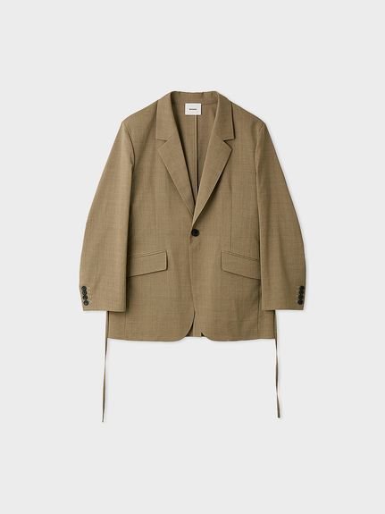 【ミースロエ/MIESROHE】のリネン混シアージャケット インテリア・キッズ・メンズ・レディースファッション・服の通販 founy(ファウニー) 　ファッション　Fashion　レディースファッション　Fashion for Women　アウター　Coat / Outerwear Collection　レディースジャケット・軽アウター　Jackets　シェイプ　Shape, Slim Fit　スマート　Smart, Elegant　リネン　Linen, Linen Fabric　BEG[037]|ID: prp329100004967462 ipo3291000000037259550