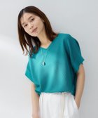 【アンタイトル/UNTITLED】の【古畑星夏さん着用/11色展開/体型カバー】前後2WAYフレンチスリーブニット 大人の最旬トレンドファッション＆コーディネート founy(ファウニー) ファッションモデル・俳優・女優 Models 女性 Women 古畑星夏 Furuhata Seika ファッション Fashion レディースファッション Fashion for Women トップス・カットソー Cut & Sew Tops ニット Knit Tops & Sweaters 今季 This Season, Current Season ストレッチ Stretch, Stretchy Fabric スマート Smart, Elegant 定番 Standard, Basic Item バランス Balance, Style Balance パターン Pattern, Design Print ボトム Bottoms, Lower Wear ボーダー Border, Stripe リラックス Relax, Relaxed Fit ワイド Wide, Wide Fit おすすめ Recommended / Our Picks 夏 Summer thumbnail ブルーグリーン|ID: prp329100004967496 ipo3291000000037259727
