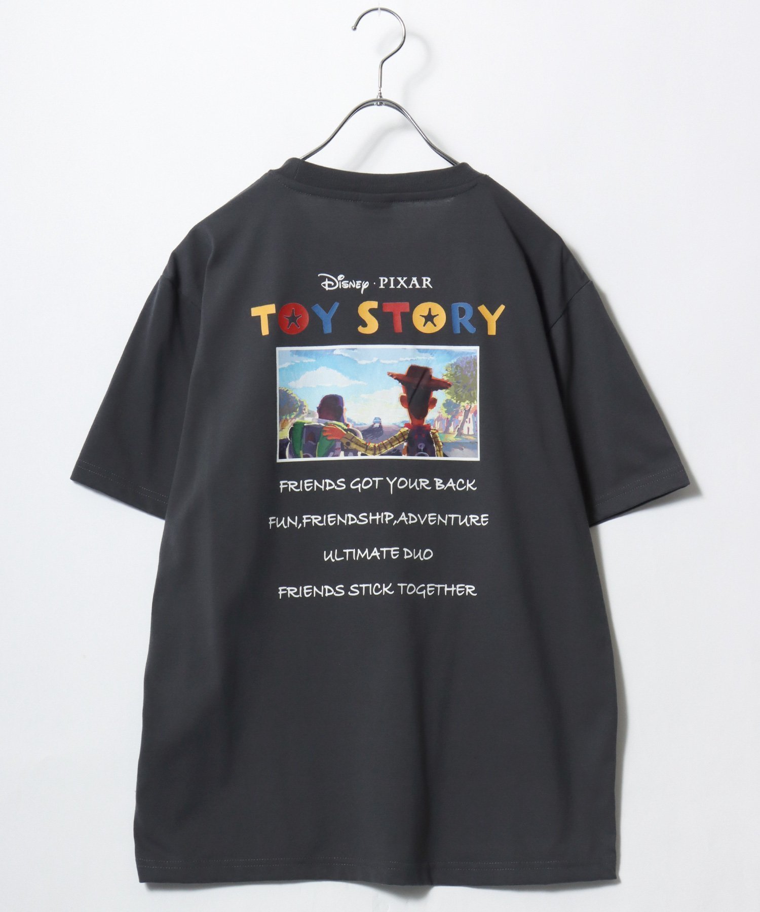 【マルカワ/MARUKAWA】のDisney ディズニー ミッキー ベイマックス トイ・ストーリー リロアンドスティッチ Tシャツ メンズ キャラクタープリント 半袖 ティーシャツ ユニセックス レディース インテリア・キッズ・メンズ・レディースファッション・服の通販 founy(ファウニー) 　ファッション　Fashion　レディースファッション　Fashion for Women　トップス・カットソー　Cut & Sew Tops　シャツ・ブラウス・オフィスカジュアル　Elegant Blouses & Button-Ups　ロングTシャツ・Tシャツ　Longline T-Shirts & Tees　インナー　Innerwear　カリフォルニア　California, Cali Style　カーゴパンツ　Cargo Pants, Utility Pants　カーディガン　Cardigan, Knitwear　キャップ　Cap, Baseball Cap　キャラクター　Character, Licensed Characters　サロペット　Overalls, Salopette　シアー　Sheer, See-Through　シフォン　Chiffon, Lightweight Fabric　ショルダー　Shoulder, Shoulder Strap　ジャケット　Jacket, Outerwear　ジーンズ　Jeans, Denim Pants　スタンダード　Standard, Basic　スニーカー　Sneakers, Trainers　スポーツ　Sports, Activewear　ダメージ　Distressed, Destroyed　チュール　Tulip, Tulip Motif　ツイード　Twill, Twill Weave　デニム　Denim, Jeans Material　トレンド　Trend, Trending Now　パーカー　Hoodie, Parka　ビッグ　Big, Oversized　ビンテージ　Vintage, Retro Style　フィット　Fit, Slim Fit　フロント　Front, Front Design　スミクロ|ID: prp329100004967503 ipo3291000000037259798