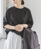 【アーバンリサーチ ドアーズ/URBAN RESEARCH DOORS】のFORK SPOON プルオーバーブラウス ブラック|ID: prp329100004967517 ipo3291000000037259849