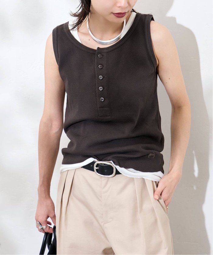 【ジャーナルスタンダード/JOURNAL STANDARD】の別注【FAITH MILLS CORP】ワッフルガゼットPOヘンリータンクトップ インテリア・キッズ・メンズ・レディースファッション・服の通販 founy(ファウニー) https://founy.com/ ファッション Fashion レディースファッション Fashion for Women カットソー Cut and Sewn Top トレンド Trend, Trending Now ベーシック Basic, Essential ワッフル Waffle, Waffle Knit 別注 Limited Edition, Custom Order |ID: prp329100004967531 ipo3291000000037259902