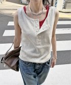【ジャーナルスタンダード/JOURNAL STANDARD】の別注【FAITH MILLS CORP】ワッフルガゼットPOヘンリータンクトップ ナチュラル|ID: prp329100004967531 ipo3291000000037259908