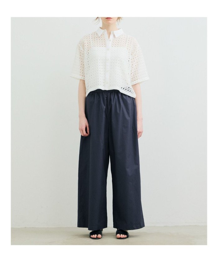 【マーコート/MARcourt】のMARMARMAR メッシュレースボックスシャツ インテリア・キッズ・メンズ・レディースファッション・服の通販 founy(ファウニー) https://founy.com/ ファッション Fashion レディースファッション Fashion for Women トップス・カットソー Cut & Sew Tops シャツ・ブラウス・オフィスカジュアル Elegant Blouses & Button-Ups シアー Sheer, See-Through シンプル Simple, Minimal フロント Front, Front Design ボックス Boxy, Box Shape ポケット Pocket, Pocket Detail メッシュ Mesh, Net Fabric レギュラー Regular, Standard Fit レース Lace, Lace Fabric |ID: prp329100004967579 ipo3291000000037260097