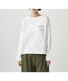 【ビショップ/Bshop】のコットンロード クルーネック ロゴプリントバスクシャツ WOMEN 大人の最旬トレンドファッション＆コーディネート founy(ファウニー) ファッション Fashion レディースファッション Fashion for Women トップス・カットソー Cut & Sew Tops シャツ・ブラウス・オフィスカジュアル Elegant Blouses & Button-Ups カットソー Cut and Sewn Top 軽量 Lightweight, Ultra Light フィット Fit, Slim Fit フランス France, French フロント Front, Front Design プリント Print, Printed Pattern ボーダー Border, Stripe リラックス Relax, Relaxed Fit thumbnail WHITE|ID: prp329100004967601 ipo3291000000037260181