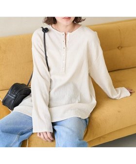 【フリークスストア/FREAK'S STORE】の限定展開 インドダブルガーゼヘンリーボタンロングスリーブ 大人の最旬トレンドファッション＆コーディネート founy(ファウニー) ファッション Fashion レディースファッション Fashion for Women カーゴパンツ Cargo Pants, Utility Pants シンプル Simple, Minimal ティアードスカート Tiered Skirt, Flounced Skirt デニム Denim, Jeans Material バランス Balance, Style Balance ラウンド Round, Round Neck リラックス Relax, Relaxed Fit S/S・春夏 SS, Spring/Summer, Warm Season おすすめ Recommended / Our Picks 夏 Summer 2026年 2026 2026春夏・S/S Spring/Summer 2026 SS26 |ID:prp329100004967625