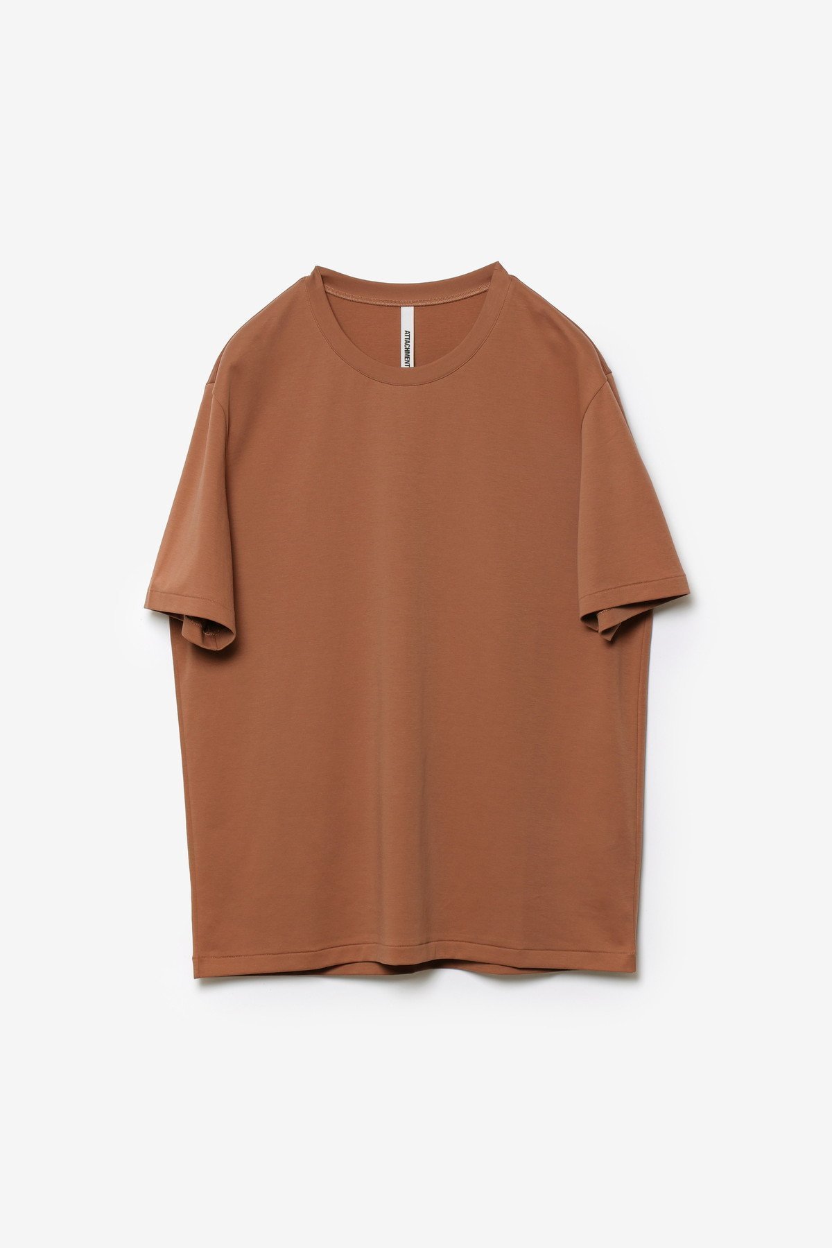 【アタッチメント/ATTACHMENT / MEN】のコットンダブルフェイス スリムフィットS/S Tシャツ インテリア・キッズ・メンズ・レディースファッション・服の通販 founy(ファウニー) 　ファッション　Fashion　メンズファッション　Fashion for Men　スリム　Slim, Slim Fit　フィット　Fit, Slim Fit　夏　Summer　定番　Standard, Basic Item　S/S・春夏　SS, Spring/Summer, Warm Season　BROWN|ID: prp329100004967646 ipo3291000000037260385