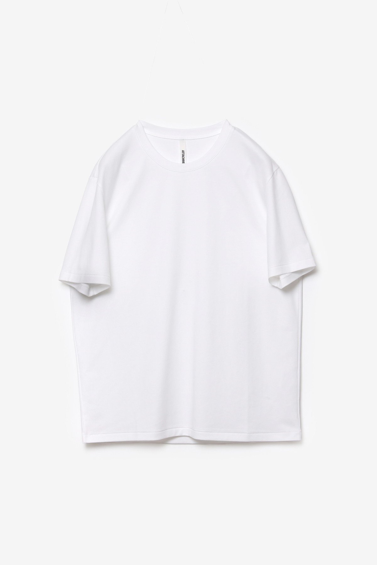 【アタッチメント/ATTACHMENT / MEN】のコットンダブルフェイス スリムフィットS/S Tシャツ インテリア・キッズ・メンズ・レディースファッション・服の通販 founy(ファウニー) 　ファッション　Fashion　メンズファッション　Fashion for Men　スリム　Slim, Slim Fit　フィット　Fit, Slim Fit　夏　Summer　定番　Standard, Basic Item　S/S・春夏　SS, Spring/Summer, Warm Season　WHITE|ID: prp329100004967646 ipo3291000000037260387