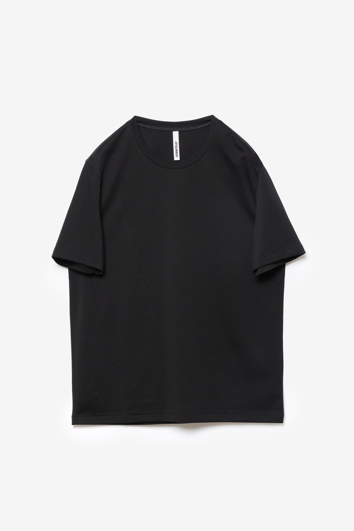 【アタッチメント/ATTACHMENT / MEN】のコットンダブルフェイス スリムフィットS/S Tシャツ インテリア・キッズ・メンズ・レディースファッション・服の通販 founy(ファウニー) 　ファッション　Fashion　メンズファッション　Fashion for Men　スリム　Slim, Slim Fit　フィット　Fit, Slim Fit　夏　Summer　定番　Standard, Basic Item　S/S・春夏　SS, Spring/Summer, Warm Season　BLACK|ID: prp329100004967646 ipo3291000000037260395