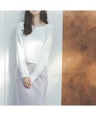 【プロポーション ボディドレッシング/PROPORTION BODY DRESSING】のラメ入りアイレットボクシーニット エクリュ1|ID: prp329100004967651 ipo3291000000037260414