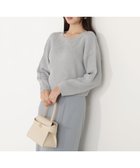 【プロポーション ボディドレッシング/PROPORTION BODY DRESSING】のラメ入りアイレットボクシーニット ブルー|ID: prp329100004967651 ipo3291000000037260424