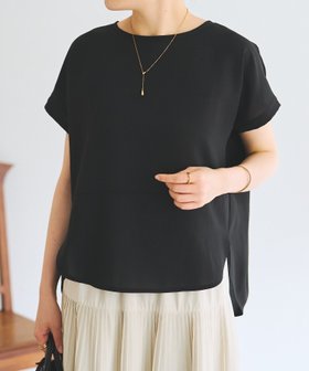 【ビアズリー/BEARDSLEY】のウシロコクーンブラウス 大人の最旬トレンドファッション＆コーディネート founy(ファウニー) ファッション Fashion レディースファッション Fashion for Women トップス・カットソー Cut & Sew Tops シャツ・ブラウス・オフィスカジュアル Elegant Blouses & Button-Ups シンプル Simple, Minimal ジョーゼット Georgette, Semi-Sheer Fabric スリット Slit, Slit Detail スリーブ Sleeve, Long Sleeve / Short Sleeve バランス Balance, Style Balance フレンチ French, French Style 再入荷 Restock / Back in Stock |ID:prp329100004967669