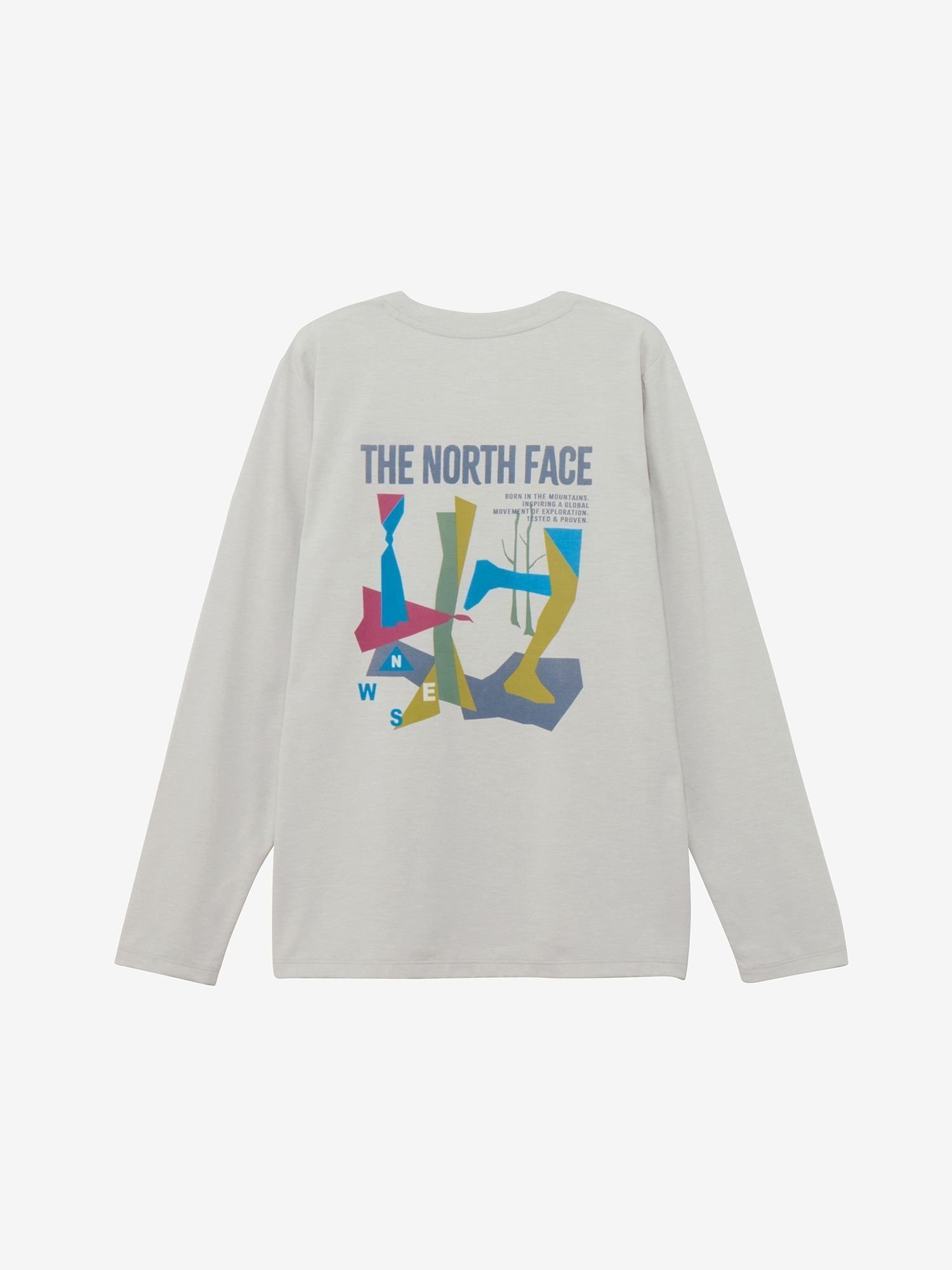 【ザ ノース フェイス/THE NORTH FACE】の【公式】ロングスリーブ ES レトロトレイルティー(レディース) インテリア・キッズ・メンズ・レディースファッション・服の通販 founy(ファウニー) 　ファッション　Fashion　レディースファッション　Fashion for Women　おすすめ　Recommended / Our Picks　グラフィック　Graphic, Graphic Design　ストレッチ　Stretch, Stretchy Fabric　スリーブ　Sleeve, Long Sleeve / Short Sleeve　ランニング　Running, Running Wear, Activewear, Jogging　レギュラー　Regular, Standard Fit　ロング　Long, Long-Length　定番　Standard, Basic Item　抗菌　Antibacterial, Bacteria-Resistant　ホワイトミックスグレー|ID: prp329100004967686 ipo3291000000037260577
