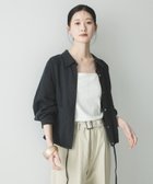 【アーバンリサーチ/URBAN RESEARCH】のラミーレーヨンワイドショートシャツ 大人の最旬トレンドファッション＆コーディネート founy(ファウニー) ファッション Fashion レディースファッション Fashion for Women トップス・カットソー Cut & Sew Tops シャツ・ブラウス・オフィスカジュアル Elegant Blouses & Button-Ups コンパクト Compact, Small Size シンプル Simple, Minimal ダブル Double, Double-Breasted ドローコード Drawcord, Drawstring Cord バランス Balance, Style Balance フロント Front, Front Design ポケット Pocket, Pocket Detail S/S・春夏 SS, Spring/Summer, Warm Season 夏 Summer 2026年 2026 2026春夏・S/S Spring/Summer 2026 SS26 thumbnail ネイビー|ID: prp329100004967704 ipo3291000000037260649