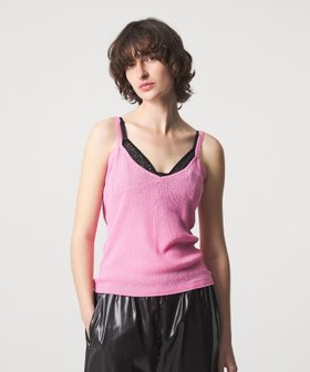 【ビューティ&ユース ユナイテッドアローズ/BEAUTY&YOUTH / UNITED ARROWS】の6(ROKU) ピコット ニット キャミソール 大人の最旬トレンドファッション＆コーディネート founy(ファウニー) ファッション Fashion レディースファッション Fashion for Women トップス・カットソー Cut & Sew Tops ニット Knit Tops & Sweaters キャミソール&ノースリーブ Camisoles & Sleeveless Tops おすすめ Recommended / Our Picks インナー Innerwear ガーリー Girly, Feminine Style キャミソール Camisole, Spaghetti Strap Top ジャケット Jacket, Outerwear フェミニン Feminine, Girly ベスト Vest, Waistcoat 夏 Summer 春 Spring S/S・春夏 SS, Spring/Summer, Warm Season |ID:prp329100004967711