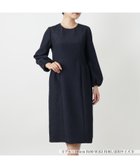 【レリアン/LEILIAN】の洗えるボリュームスリーブワンピース【セレモニー】 ネイビー|ID: prp329100004971188 ipo3291000000037279633