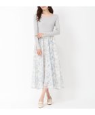 【ミッシュマッシュ/MISCH MASCH】のカラーフラワードッキングワンピース/MM517401 ブルー|ID: prp329100004971199 ipo3291000000037279727