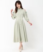 【ミッシュマッシュ/MISCH MASCH】の肩開きシャツワンピース/MM517404 グリーン|ID: prp329100004971204 ipo3291000000037279770