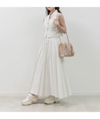 【ランダ/RANDA】のフリンジジレ プリーツスカートセットアップ WHITE|ID: prp329100004971438 ipo3291000000037281137