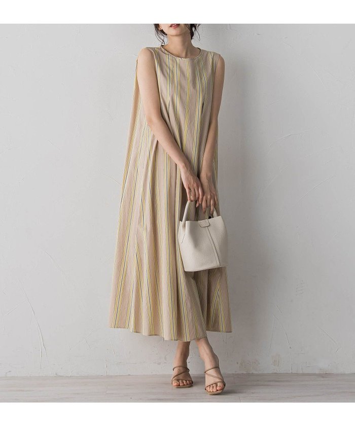 【ドロワット ロートレアモン/Droite Lautreamont】のMULTI COTTONストライプワンピース インテリア・キッズ・メンズ・レディースファッション・服の通販 founy(ファウニー) https://founy.com/ ファッション Fashion レディースファッション Fashion for Women ワンピース Dresses インド Indian Textile 春 Spring ストライプ Stripe, Striped Pattern トレンド Trend, Trending Now ドット Polka Dot, Dot Pattern フェミニン Feminine, Girly S/S・春夏 SS, Spring/Summer, Warm Season 夏 Summer 2026年 2026 2026春夏・S/S Spring/Summer 2026 SS26 |ID: prp329100004971471 ipo3291000000037281290