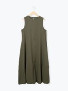 【サマンサモスモス/Samansa Mos2】のノースリーブバルーンワンピース 大人の最旬トレンドファッション＆コーディネート founy(ファウニー) ファッション Fashion レディースファッション Fashion for Women ワンピース Dresses おすすめ Recommended / Our Picks サンダル Sandals, Summer Shoes シューズ Shoes, Footwear ノースリーブ Sleeveless, No-Sleeve バルーン Balloon, Balloon Silhouette フォルム Silhouette, Form フラット Flat, Flat Shoes thumbnail カーキ|ID: prp329100004971532 ipo3291000000037281595