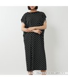 【ネミカ/NEMIKA】のドット柄サックワンピース【PUPULA】 ブラック|ID: prp329100004971631 ipo3291000000037282033