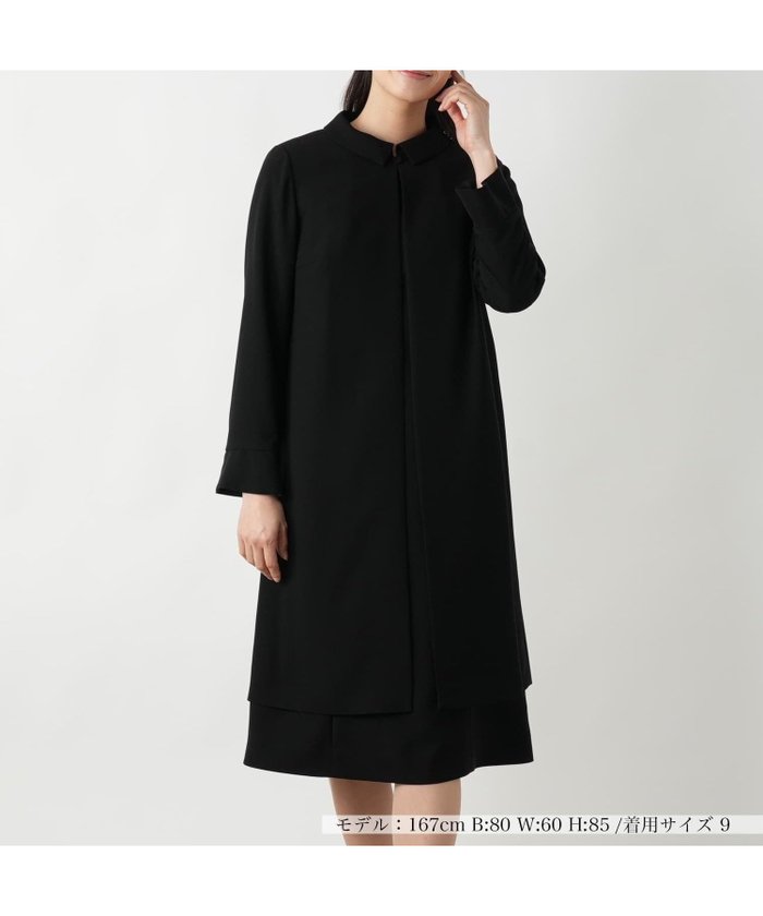 【レリアン/LEILIAN】のワンピースアンサンブル【ブラックフォーマル】 インテリア・キッズ・メンズ・レディースファッション・服の通販 founy(ファウニー) https://founy.com/ ファッション Fashion レディースファッション Fashion for Women ワンピース Dresses アンサンブル Ensemble Set エレガント 上品 Elegant ショート Short, Short Length ジャケット Jacket, Outerwear セレモニー Ceremony バランス Balance, Style Balance フォーマル Formal, Dressy フロント Front, Front Design ポケット Pocket, Pocket Detail レース Lace, Lace Fabric ロング Long, Long-Length 夏 Summer |ID: prp329100004971755 ipo3291000000037282511