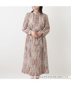 【レリアン/LEILIAN】のペイズリー柄リボンワンピース【ROCHAS Premiere】【ERICA】 アプリコット|ID: prp329100004971769 ipo3291000000037282555