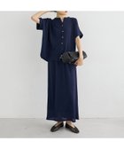 【ルクールブラン/le.coeur blanc】のリネンタッチミラノリブカーデ×スカートセット ネイビー|ID: prp329100004971814 ipo3291000000037353750