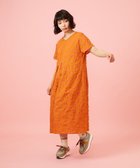 【ホコモモラ/Jocomomola】のGota リップルプリントワンピース オレンジ|ID: prp329100004971885 ipo3291000000037283017