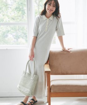 【ラブティックボンボン/La boutique BonBon】の【今すぐお届け!】ポロTEEワンピース 大人の最旬トレンドファッション＆コーディネート founy(ファウニー) ファッション Fashion レディースファッション Fashion for Women ワンピース Dresses 春 Spring クラシカル Classical, Vintage-Inspired スリット Slit, Slit Detail 人気 Popular, Best Seller ポケット Pocket, Pocket Detail 羽織 Haori, Light Jacket リラックス Relax, Relaxed Fit ロング Long, Long-Length おすすめ Recommended / Our Picks 夏 Summer 旅行 Travel エレガント 上品 Elegant |ID:prp329100004971929