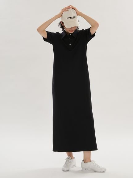 【エミ/emmi】のジョーゼットポロカットワンピース/UVカット インテリア・キッズ・メンズ・レディースファッション・服の通販 founy(ファウニー) 　ファッション　Fashion　レディースファッション　Fashion for Women　ワンピース　Dresses　おすすめ　Recommended / Our Picks　インナー　Innerwear　カットソー　Cut and Sewn Top　ジョーゼット　Georgette, Semi-Sheer Fabric　スマート　Smart, Elegant　DNVY[090]|ID: prp329100004971972 ipo3291000000037283366