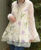【アクシーズファム/axes femme】の裾レースキャミチュニック クリーム|ID: prp329100004971992 ipo3291000000037283447