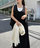 【アンドミー/andme】のノースリーブ スウェッ トロング ワンピース 大人の最旬トレンドファッション＆コーディネート founy(ファウニー) ファッション Fashion レディースファッション Fashion for Women ワンピース Dresses アメリカン American Style ショート Short, Short Length スウェット / スエット Sweatshirt, Sweatwear スリット Slit, Slit Detail スリーブ Sleeve, Long Sleeve / Short Sleeve ノースリーブ Sleeveless, No-Sleeve 長袖 Long Sleeve, Full Sleeve バランス Balance, Style Balance ポケット Pocket, Pocket Detail リラックス Relax, Relaxed Fit おすすめ Recommended / Our Picks thumbnail ブラック|ID: prp329100004972048 ipo3291000000037283741