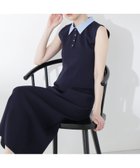 【プロポーション ボディドレッシング/PROPORTION BODY DRESSING】のEDIT COLOGNE 衿ドッキングニットセットアップ ネイビー|ID: prp329100004972125 ipo3291000000037284034