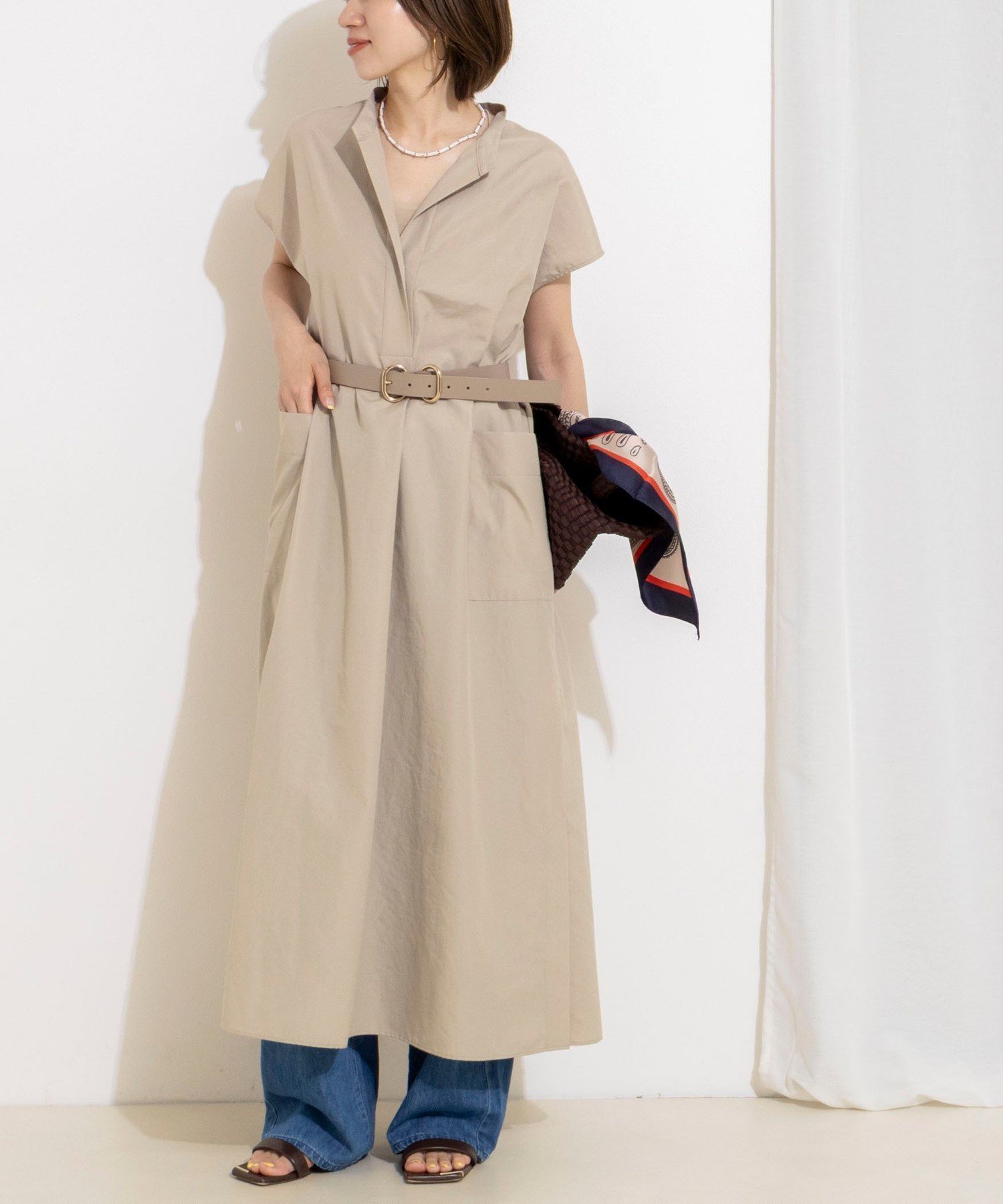【ノーリーズ/NOLLEY'S】の【WEB 一部店舗限定カラー】ウォッシャブルエクセルテックタンブラースタンドカラースキッパーワンピース 大人の最旬トレンドファッション＆コーディネート founy(ファウニー) 　ファッション　Fashion　レディースファッション　Fashion for Women　ワンピース　Dresses　春　Spring　スキッパー　Skipper, Open Collar　スタンド　Stand Collar, Upright Stand　スリーブ　Sleeve, Long Sleeve / Short Sleeve　人気　Popular, Best Seller　バランス　Balance, Style Balance　フレンチ　French, French Style　ブライト　Bright, Shiny　ボックス　Boxy, Box Shape　ポケット　Pocket, Pocket Detail　ヨーク　Yoke, Yoke Design　おすすめ　Recommended / Our Picks　2026年　2026　2026春夏・S/S　Spring/Summer 2026 SS26　 other-1|ID: prp329100004972181 ipo3291000000037284320