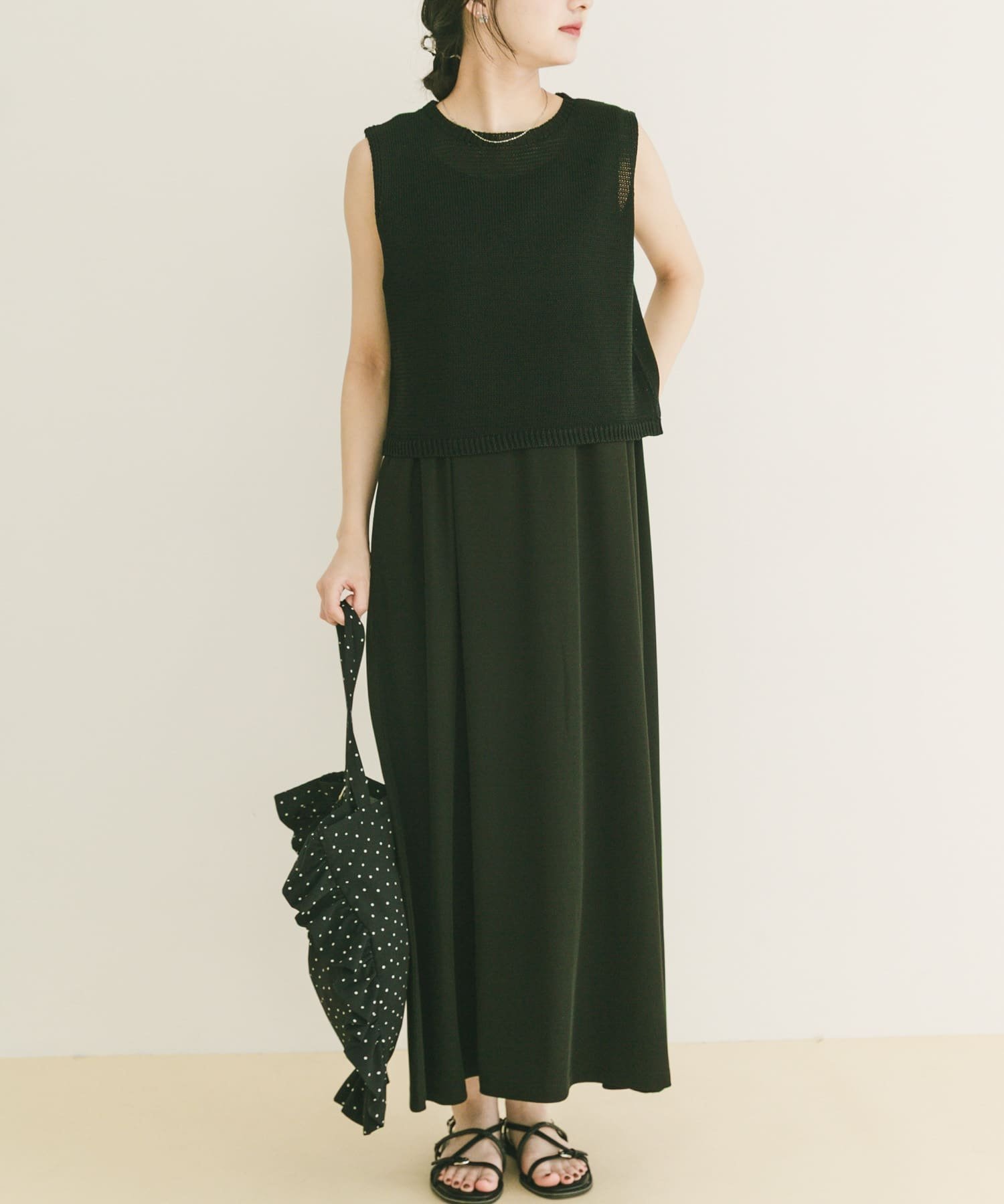 【アイテムズアーバンリサーチ/ITEMS URBAN RESEARCH】のニットベストセットノースリーブワンピース 大人の最旬トレンドファッション＆コーディネート founy(ファウニー) 　ファッション　Fashion　レディースファッション　Fashion for Women　アウター　Coat / Outerwear Collection　2026年　2026　2026春夏・S/S　Spring/Summer 2026 SS26　コンパクト　Compact, Small Size　ノースリーブ　Sleeveless, No-Sleeve　バランス　Balance, Style Balance　ベスト　Vest, Waistcoat　夏　Summer　S/S・春夏　SS, Spring/Summer, Warm Season　 other-1|ID: prp329100004972299 ipo3291000000037284896