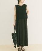 【アイテムズアーバンリサーチ/ITEMS URBAN RESEARCH】のニットベストセットノースリーブワンピース ブラック|ID: prp329100004972299 ipo3291000000037284900