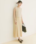 【アイテムズアーバンリサーチ/ITEMS URBAN RESEARCH】のニットベストセットノースリーブワンピース ベージュ|ID: prp329100004972299 ipo3291000000037284902